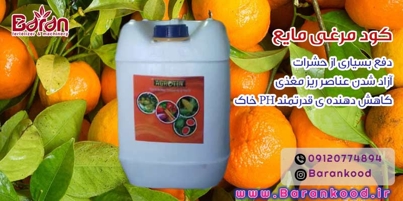 کود مایع مرغی