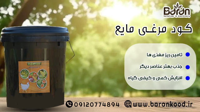 کود مایع مرغی