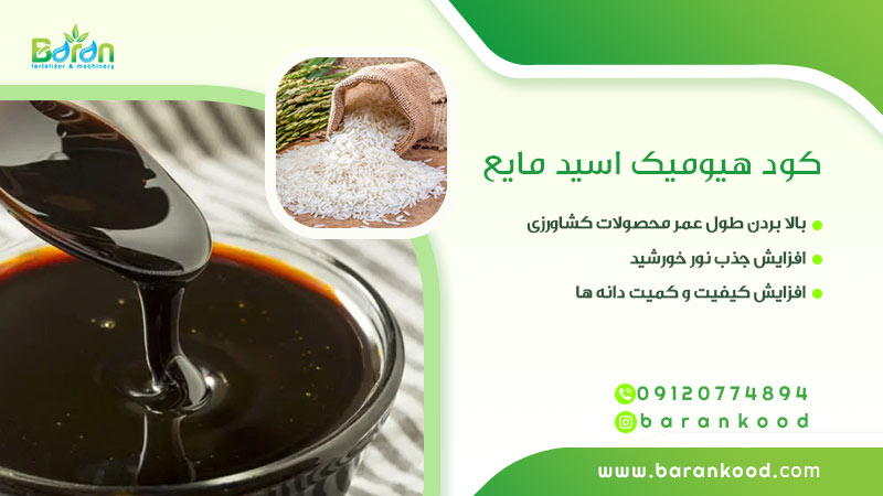 کود هیومیک اسید مایع