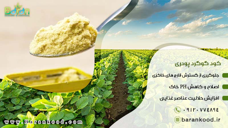 کود گوگرد پودری