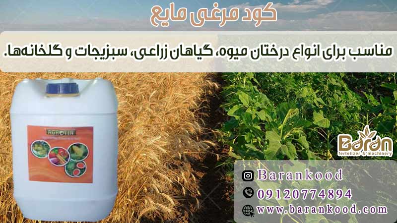 کود مرغی مایع